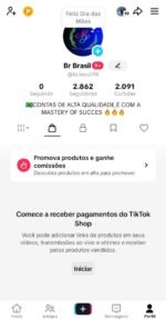 🔥 CONTA TIKTOK SHOP 🇧🇷 À VENDA 🔥