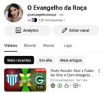 Canal Monetizado Vlog Futebol e Free Fire 1K de Inscritos