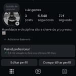 Conta instagram 6k real engajamento até bom