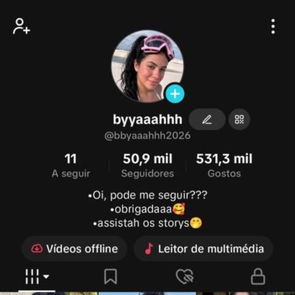 51 mil seguidores (tiktok shop ativo) SEM DOCUMENTOS!