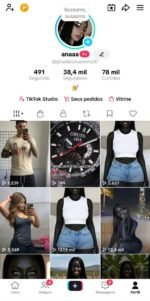 Tik Tok com shop ativo 38k