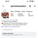INSTAGRAM COM 210K DE SEGUIDORES E 60 MILHÕES DE ALCANCE PRONTO PARA ESCALAR
