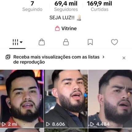 Vendo conta TikTok com shop ativo