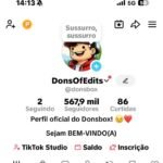 Conta TIKTOK com 567K de seguidores com monetização