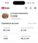 CANAL DARK FRANCES RPM 12,00 MONETIZADO