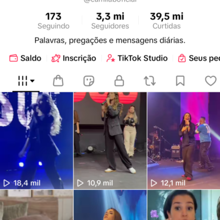 Tiktok 3.3M De seguidores
