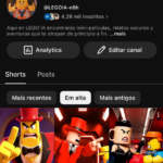 Canal espanhol com 4 mil inscritos