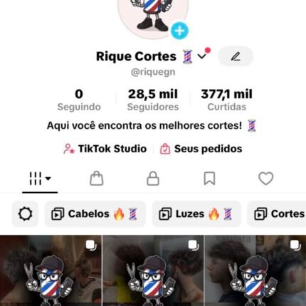 CONTA TIKTOK 28 MIL DE SEGUIDORES + TIKTOK SHOP + MONETIZAÇÃO + LIVE STUDIO