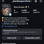 Insta de loja de hambúrguer antiga