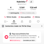 Conta TikTok Disponível shop