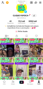 Conta tik tok monetiza 18k