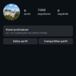 Conta Instagram +7.300 seguidores