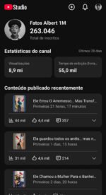 🔥CANAL YouTube Shorts – 260K INSCRITOS 🚀