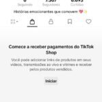 CONTA COM TIKTOK SHOP ATIVO + 7.3K DE SEGUIDORES MUITO ENGAJADA PRONTA PARA VENDER NO SHOP!!!! (oferta única)