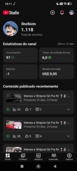 CANAL DE MEMES/ANIME MONETIZADO COM 1K DE INSCRITOS
