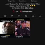 Conta tiktok antiga com engajamento real