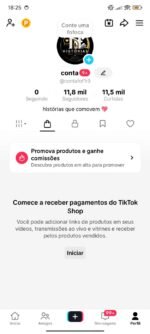 CONTA TIKTOK MONETIZADA E TIKTOK SHOP ATIVO + 11,8K DE SEGUIDORES MUITO ENGAJADA!!!! (Oferta imperdível)