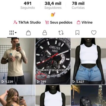 Tik Tok com shop ativo