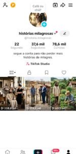 Conta tiktok 37k