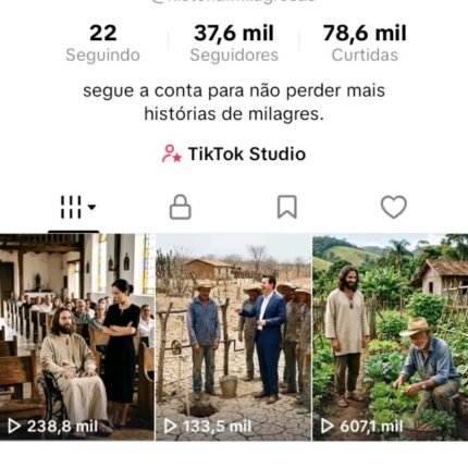 Conta tiktok 37k