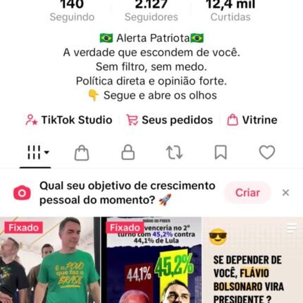 CONTA TIKTOK MONETIZADA + TIKTOK SHOP ATIVADO