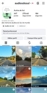 Página Instagram + Facebook