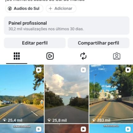 Página Instagram + Facebook