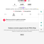 TIKTOK SHOP BR ATIVO 🇧🇷 2121 Seguidores