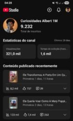 Canal YouTube Shorts – 9.000+ Inscritos inscritos
