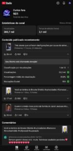 Canal YouTube Shorts Curiosidades Viral (900+ inscritos / 380k views)