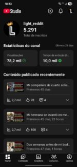 Conta youtube muito top