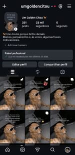 Conta Instagram impecável, 33k seguidores totalmente orgânicos.