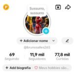 Conta tiktok quase 12mil seguidores monetizada