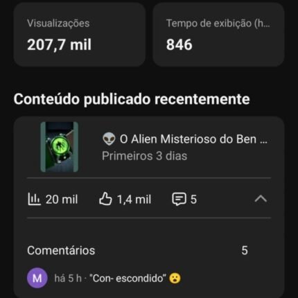 Canal YouTube 6.5K Inscritos 🚀 200K+ Views em 28 Dias | Shorts Viral | Vendo Rápido