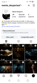Instagram com 11 Mil Seguidores Reais e Ativos