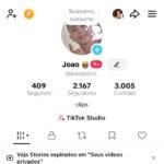 Conta do tiktok