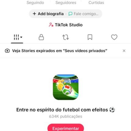Conta tiktok 9K brasileiros reais