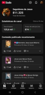 Canal 800 k Seguidores de Jesus