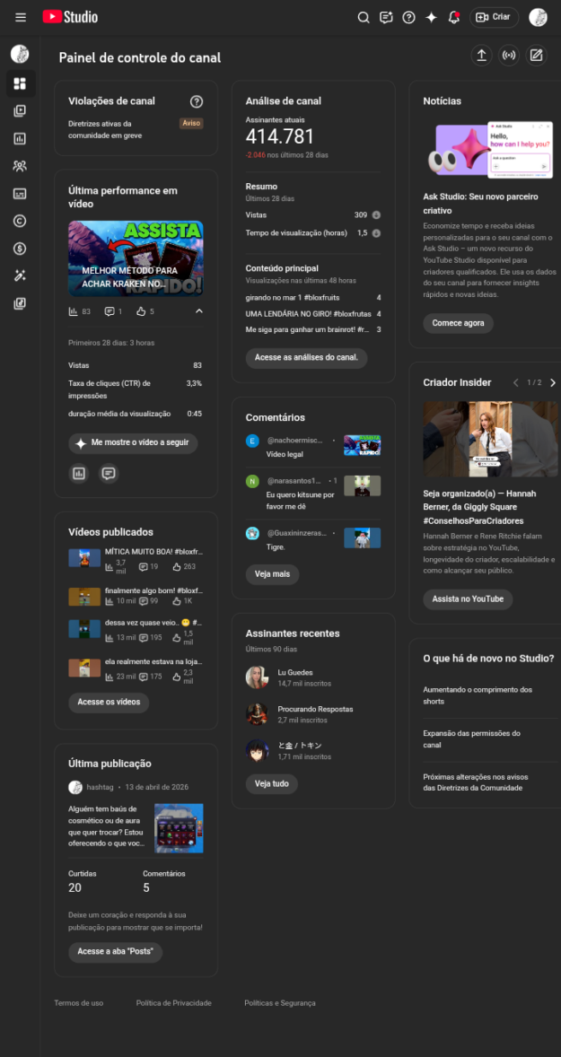 cropped-Screenshot_20260517-164757-1.png Canal Youtube com 400 MIL INSCRITOS BARATO E FÁCIL DE MONETIZAR! - Imagem 1