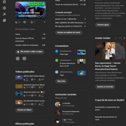 CANAL YOUTUBE COM 400 MIL INSCRITOS FÁCIL MONETIZAÇÃO