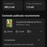 Canal YouTube 10K Inscritos e 382 Mil Views Shorts Viral Crescimento Rápido