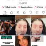 Conta de tik Tok