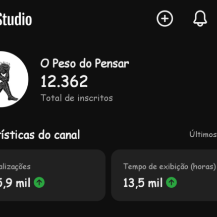 OPORTUNIDADE: Canal de Dark YouTube à Venda – +12.300 Inscritos (Nicho Altamente Engajado)