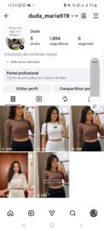 Insta com 1890 seguidores