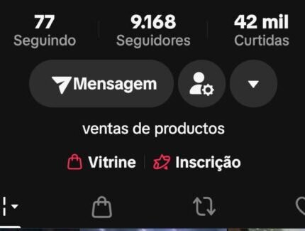 CONTA TIKTOK COM 9.1K TIKTOK SHOP LIBERADO