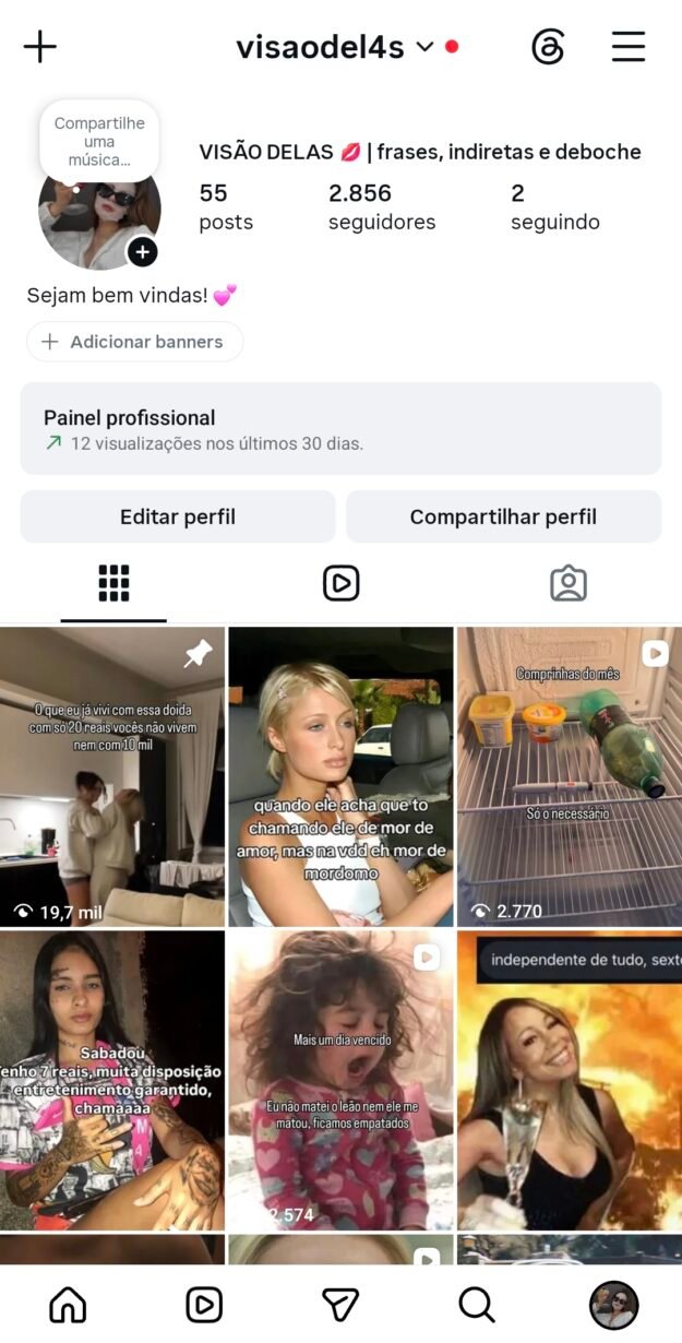 cropped-Screenshot_20260524_175948_Instagram.jpg CONTA INSTAGRAM 2.856 SEGUIDORES - NICHO FRASES - Imagem 1