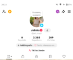 Conta tiktok shop 3300 Seguidores