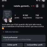 Conta instagram 6k seguidores reais