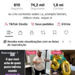 CONTA TIKTOK 74K SUPER VIRALIZADA 74.2K SEGUIDORES | NICHO HUMOR VIRAL + TIKTOK SHOP LIBERADO + MONETIZAÇÃO LIBERADA. BEM ENGAJADA