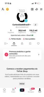 Conta Tiktok SHOP + Monetização ativo